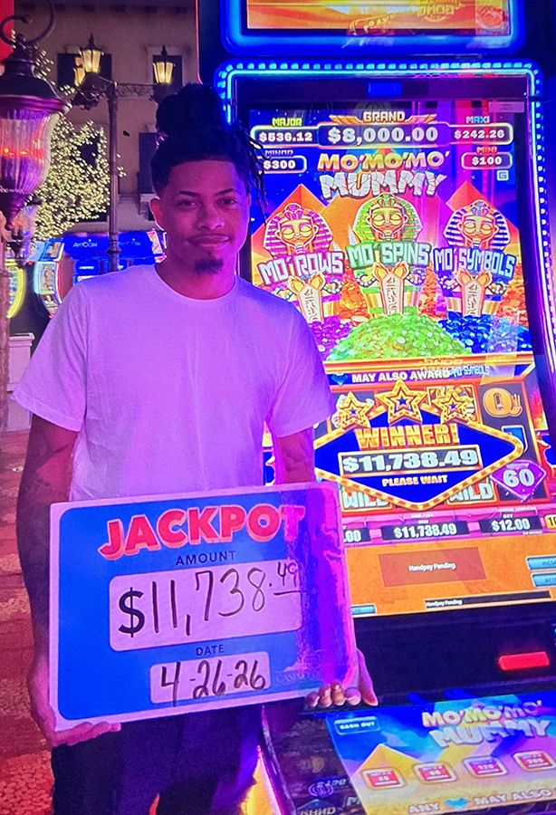 Jackpot winners at Casino Del sol 